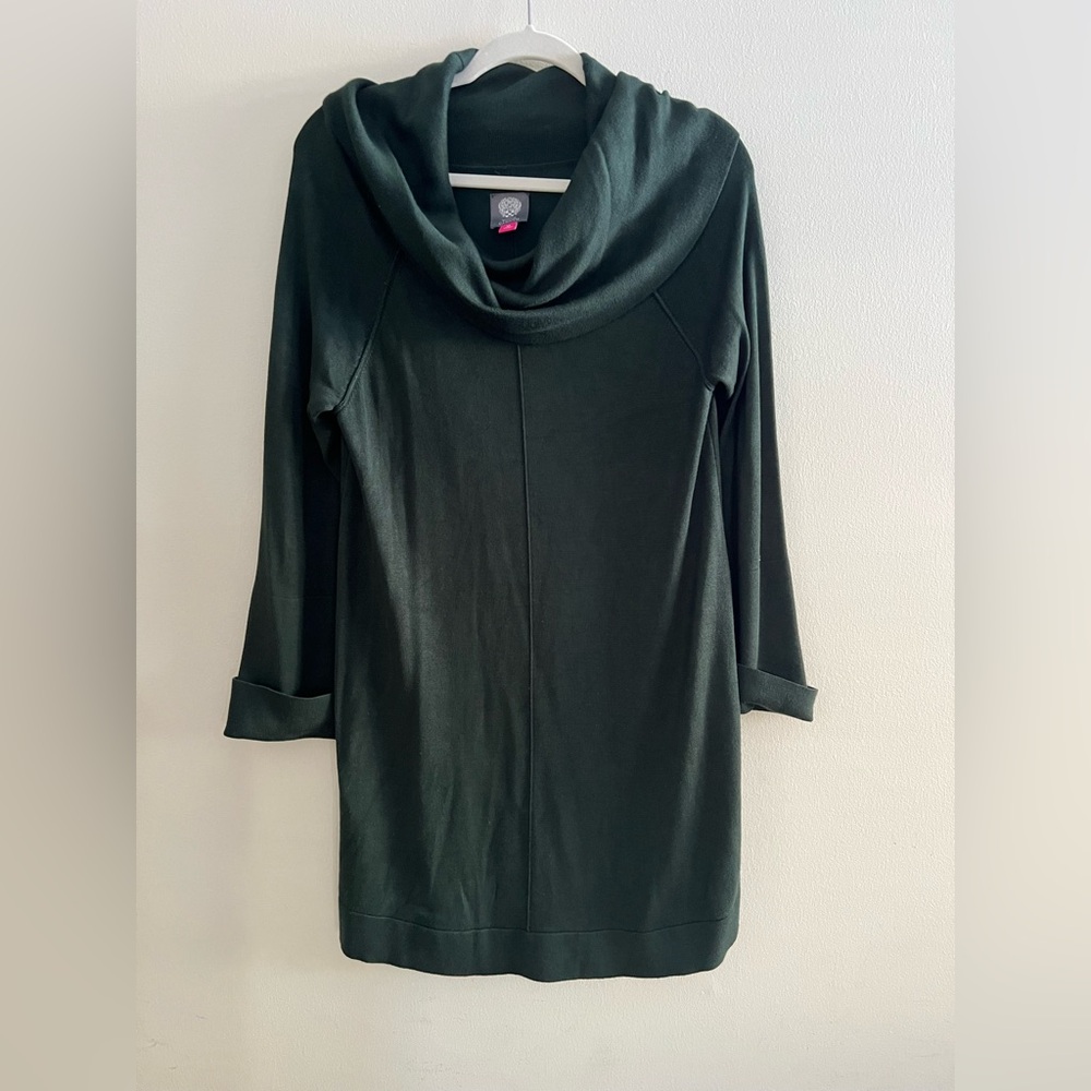 Vince Camuto Forest Green Cowl Neck Sweater